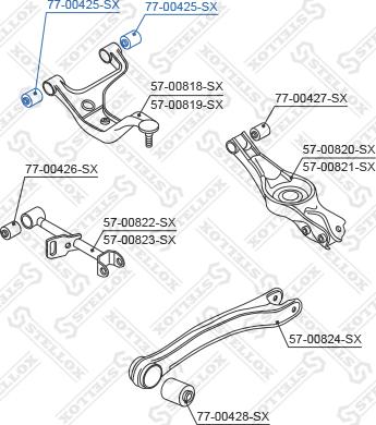 Stellox 77-00425-SX - Supporto, Braccio oscillante autozon.pro