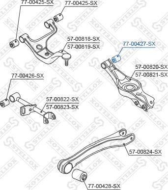 Stellox 77-00427-SX - Supporto, Braccio oscillante autozon.pro