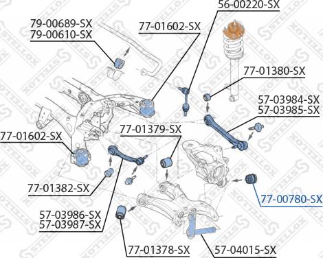 Stellox 77-00780-SX - Supporto, Braccio oscillante autozon.pro