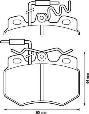 Stop 571320S - Kit pastiglie freno, Freno a disco autozon.pro