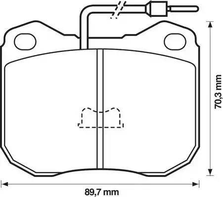 Stop 571228S - Kit pastiglie freno, Freno a disco autozon.pro