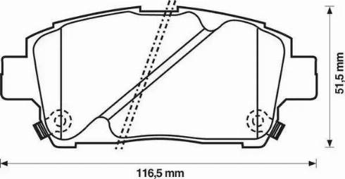 Stop 572405S - Kit pastiglie freno, Freno a disco autozon.pro