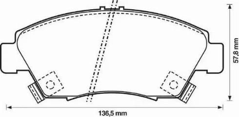 Stop 572340S - Kit pastiglie freno, Freno a disco autozon.pro