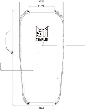 ST-Templin 04.060.6006.510 - Soffietto, Sospensione pneumatica autozon.pro