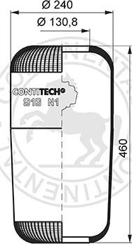 ST-Templin 04.010.6000.620 - Soffietto, Sospensione pneumatica autozon.pro