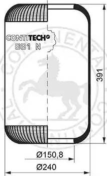 ST-Templin 04.010.6000.120 - Soffietto, Sospensione pneumatica autozon.pro