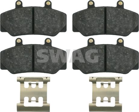 Swag 55 91 6211 - Kit pastiglie freno, Freno a disco autozon.pro