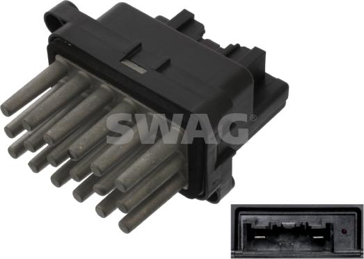 Swag 50 93 8645 - Resistenza, Ventilatore abitacolo autozon.pro