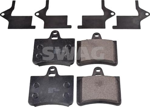 Swag 64 91 6420 - Kit pastiglie freno, Freno a disco autozon.pro