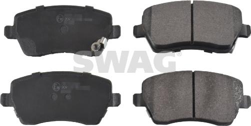 Swag 60 11 6199 - Kit pastiglie freno, Freno a disco autozon.pro