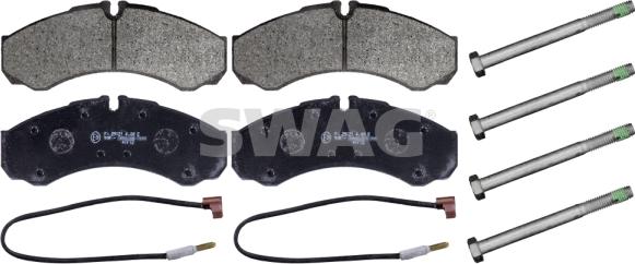 Swag 60 11 6193 - Kit pastiglie freno, Freno a disco autozon.pro