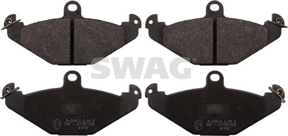 Swag 60 11 6189 - Kit pastiglie freno, Freno a disco autozon.pro