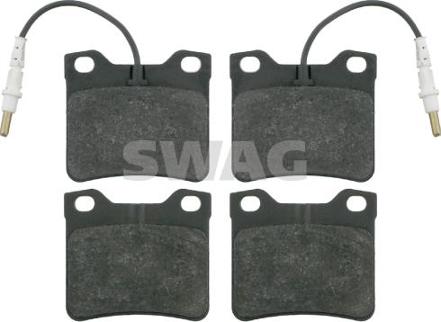 Swag 62 91 6137 - Kit pastiglie freno, Freno a disco autozon.pro