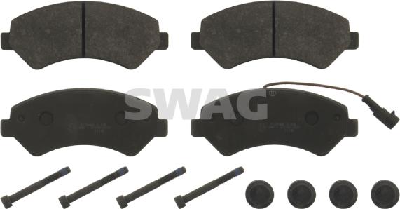 Swag 62 91 6840 - Kit pastiglie freno, Freno a disco autozon.pro