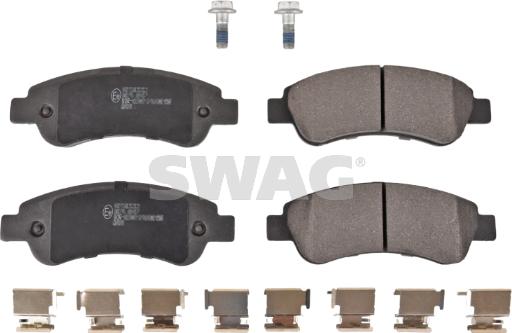 Swag 62 91 6814 - Kit pastiglie freno, Freno a disco autozon.pro