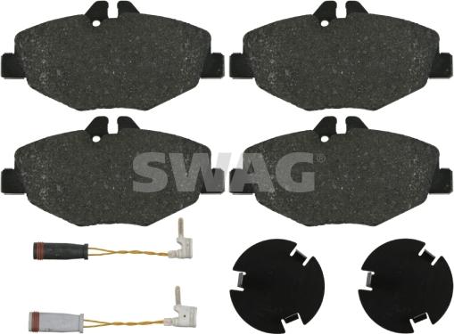 Swag 10 91 6452 - Kit pastiglie freno, Freno a disco autozon.pro