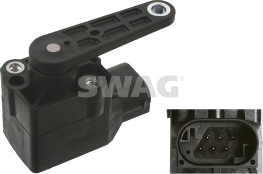 Swag 10 93 7150 - Sensore, Luce Xenon (Correzione assetto fari) autozon.pro