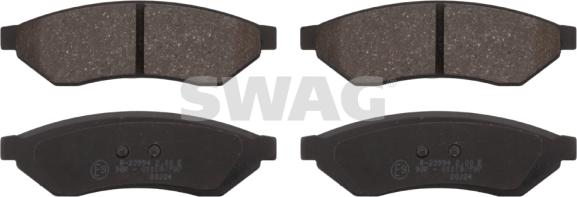 Swag 89 91 6722 - Kit pastiglie freno, Freno a disco autozon.pro