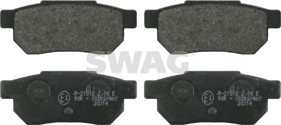 Swag 85 91 6309 - Kit pastiglie freno, Freno a disco autozon.pro