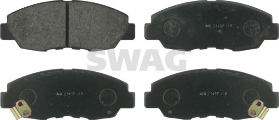 Swag 85 91 6296 - Kit pastiglie freno, Freno a disco autozon.pro