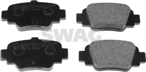 Swag 82 91 6269 - Kit pastiglie freno, Freno a disco autozon.pro