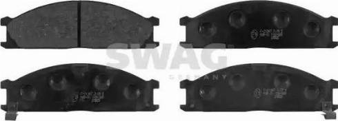 Swag 82 91 6286 - Kit pastiglie freno, Freno a disco autozon.pro