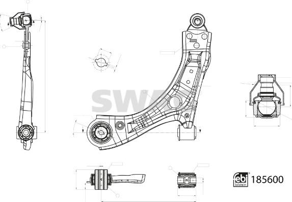 Swag 33 10 9999 - Braccio oscillante, Sospensione ruota autozon.pro