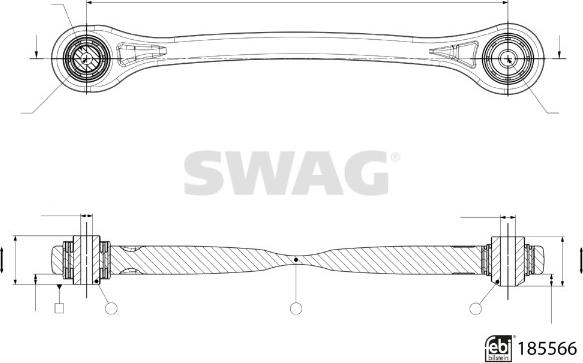 Swag 33 10 9977 - Braccio oscillante, Sospensione ruota autozon.pro