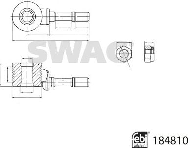 Swag 33 10 9580 - Asta / Puntone, Stabilizzatore autozon.pro