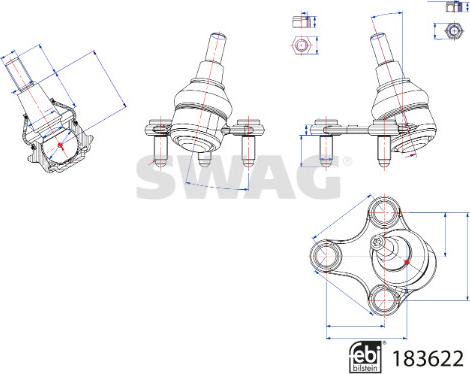 Swag 33 10 9092 - Giunto di supporto / guida autozon.pro