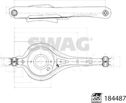 Swag 33 10 9399 - Braccio oscillante, Sospensione ruota autozon.pro