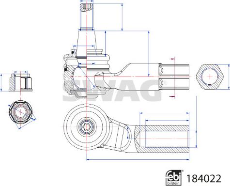 Swag 33 10 9250 - Testa barra d'accoppiamento autozon.pro