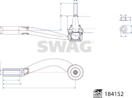 Swag 33 10 9284 - Testa barra d'accoppiamento autozon.pro