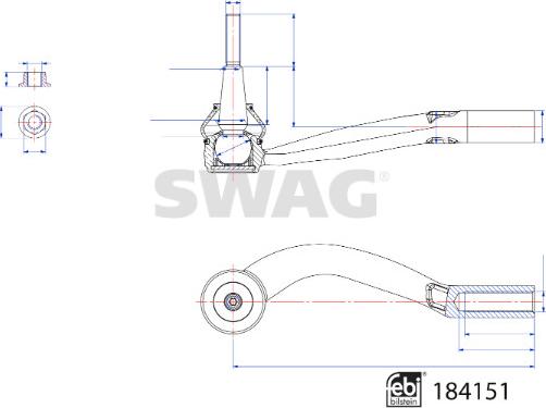 Swag 33 10 9283 - Testa barra d'accoppiamento autozon.pro