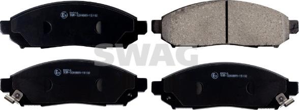 Swag 33 10 5133 - Kit pastiglie freno, Freno a disco autozon.pro