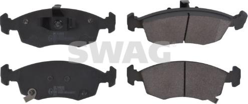 Swag 33 10 5349 - Kit pastiglie freno, Freno a disco autozon.pro