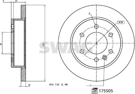 Swag 33 10 5350 - Discofreno autozon.pro