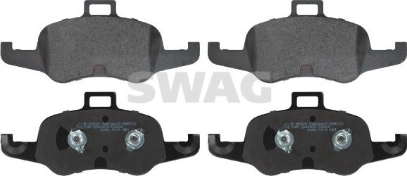 Swag 33 10 5254 - Kit pastiglie freno, Freno a disco autozon.pro