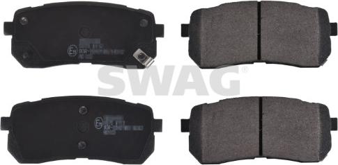 Swag 33 10 6543 - Kit pastiglie freno, Freno a disco autozon.pro