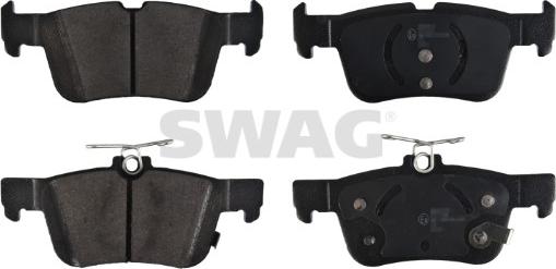 Swag 33 10 6550 - Kit pastiglie freno, Freno a disco autozon.pro