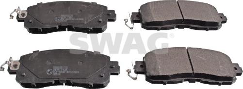 Swag 33 10 6537 - Kit pastiglie freno, Freno a disco autozon.pro