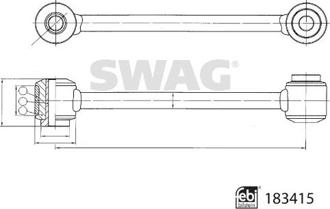 Swag 33 10 8954 - Asta / Puntone, Stabilizzatore autozon.pro