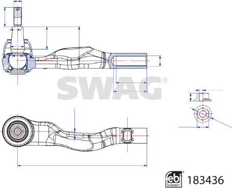 Swag 33 10 8965 - Testa barra d'accoppiamento autozon.pro