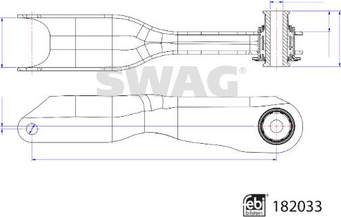 Swag 33 10 8489 - Braccio oscillante, Sospensione ruota autozon.pro