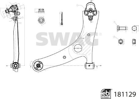 Swag 33 10 8130 - Braccio oscillante, Sospensione ruota autozon.pro