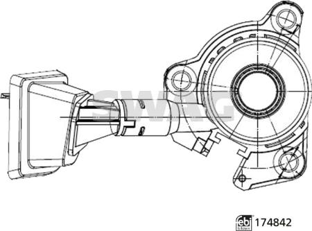 Swag 33 10 2519 - Dispositivo disinnesto centrale, Frizione autozon.pro