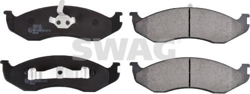 Swag 33 10 7186 - Kit pastiglie freno, Freno a disco autozon.pro