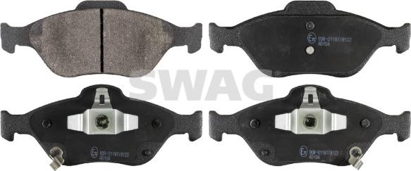 Swag 33 10 7129 - Kit pastiglie freno, Freno a disco autozon.pro