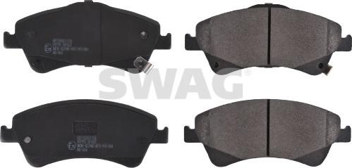 Swag 33 10 7282 - Kit pastiglie freno, Freno a disco autozon.pro