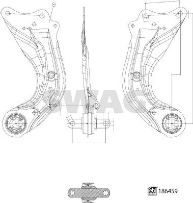 Swag 33 11 0404 - Braccio oscillante, Sospensione ruota autozon.pro